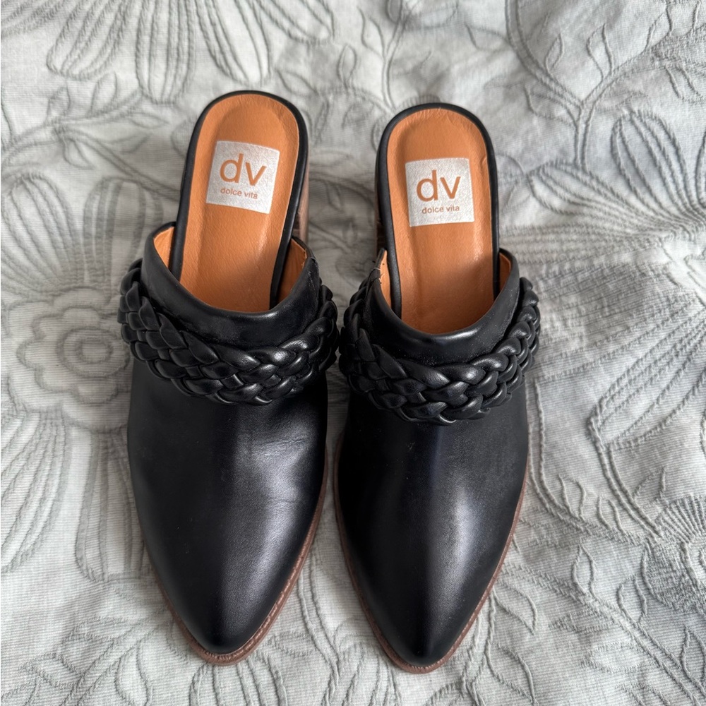 Dolce Vita Black Women's Mules
